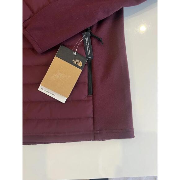 NWT The North Face Canyonlands Hybrid Alpine Plum Slim Fit Puffer Jacket Medium - Picture 4 of 8